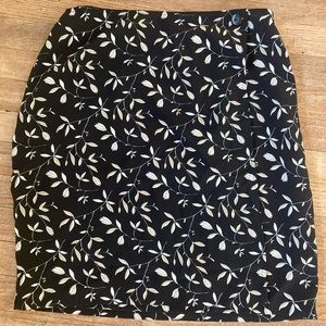 Vintage silk wrap skirt
